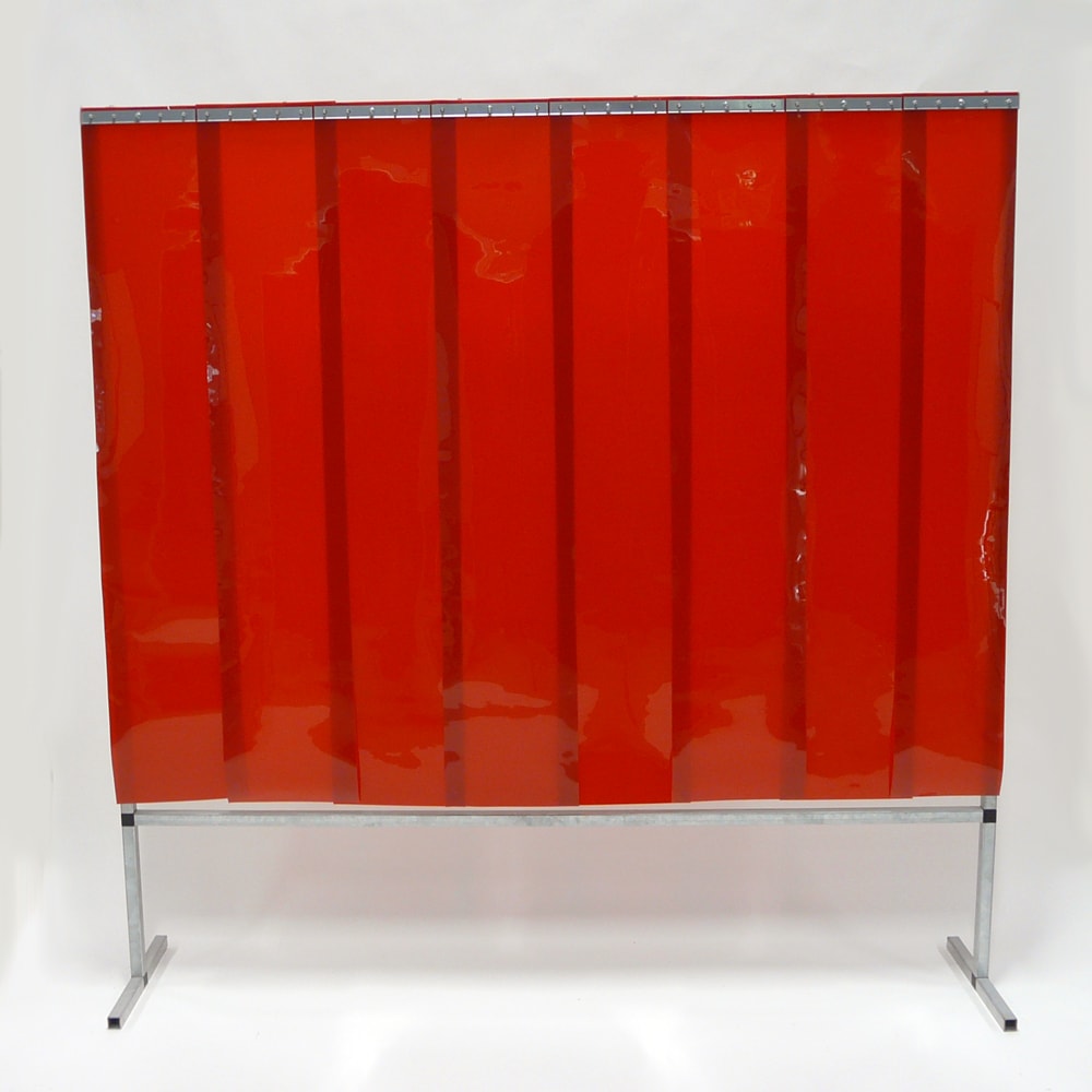 Lasscherm Lamellen 300 x 2 mm Rood 200 x 200 cm 1 Lasscherm Lamellen 300 x 2 mm Rood 200 x 200 cm